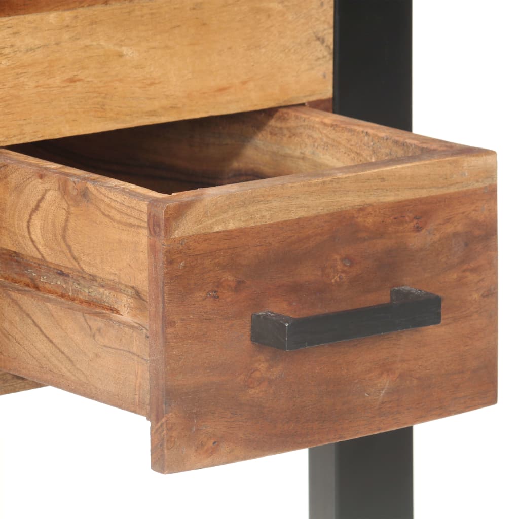 skrivebord 110x50x76 cm massivt træ
