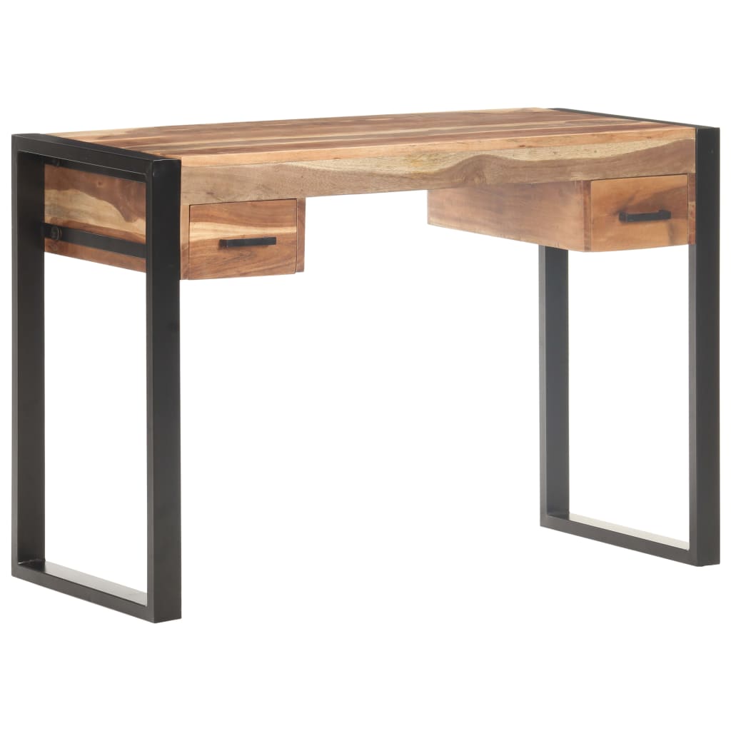 skrivebord 110x50x76 cm massivt træ
