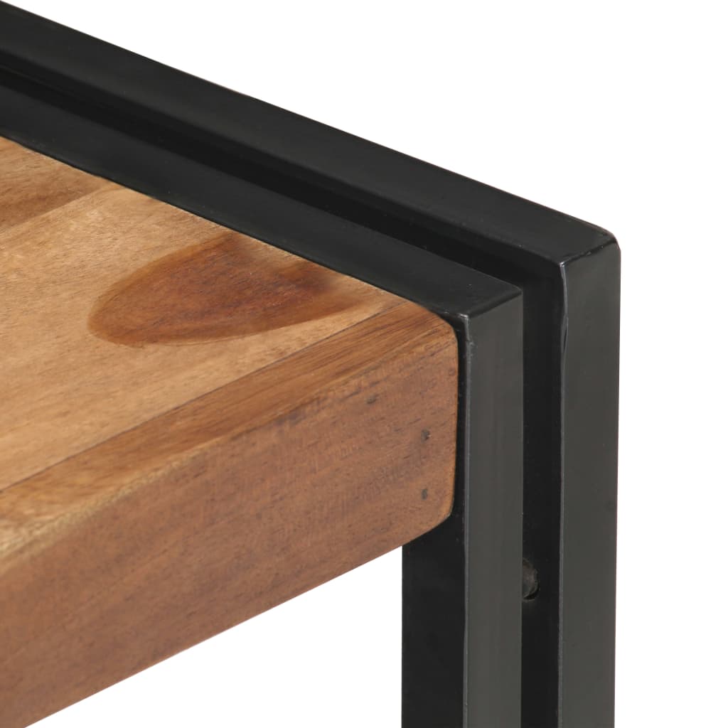 tv-bord 120x30x40 cm massivt teaktræ