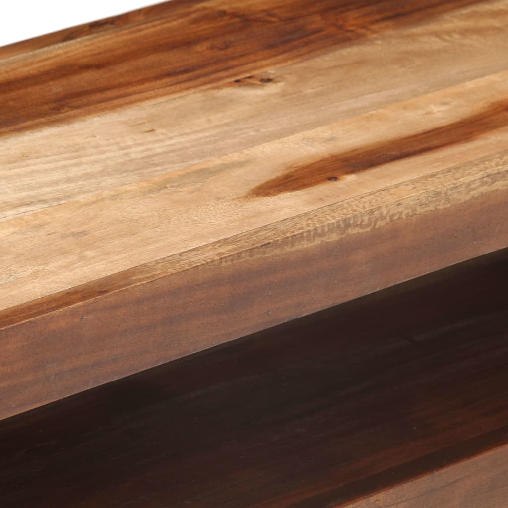 tv-bord 120x30x40 cm massivt teaktræ