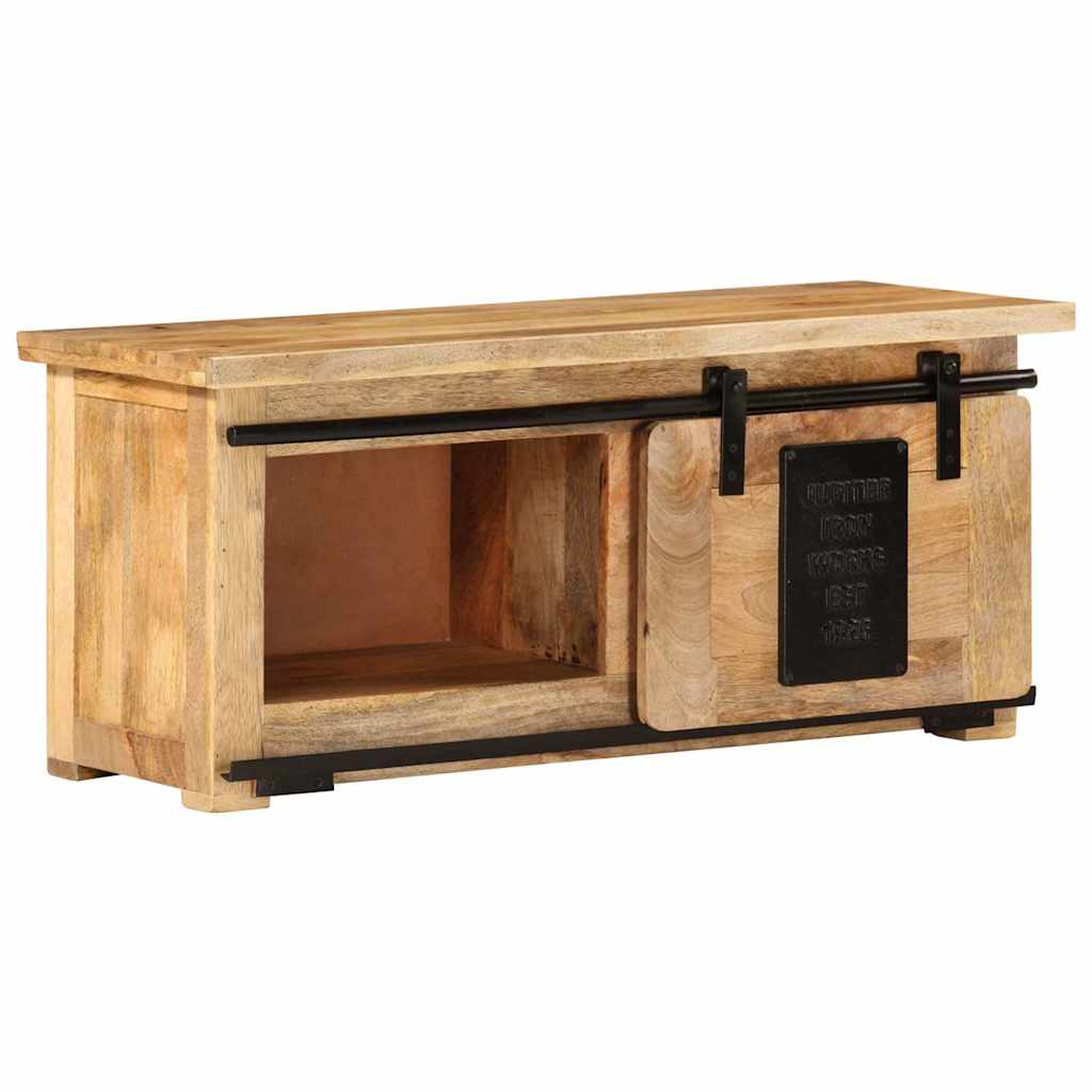 tv-skab 90x35x40 cm massivt mangotræ