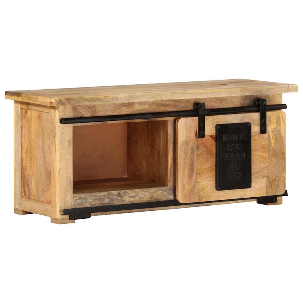 tv-skab 90x35x40 cm massivt mangotræ