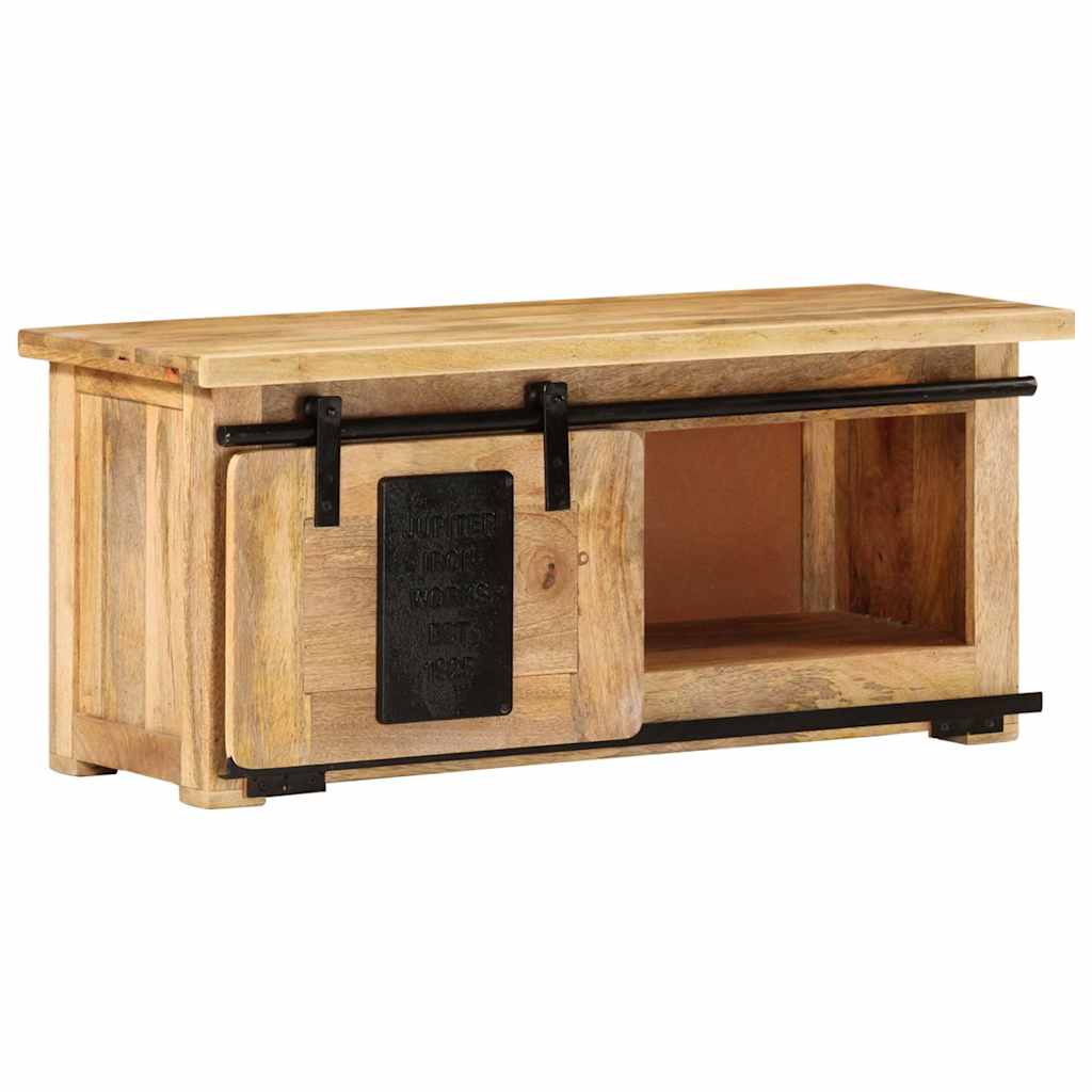 tv-skab 90x35x40 cm massivt mangotræ