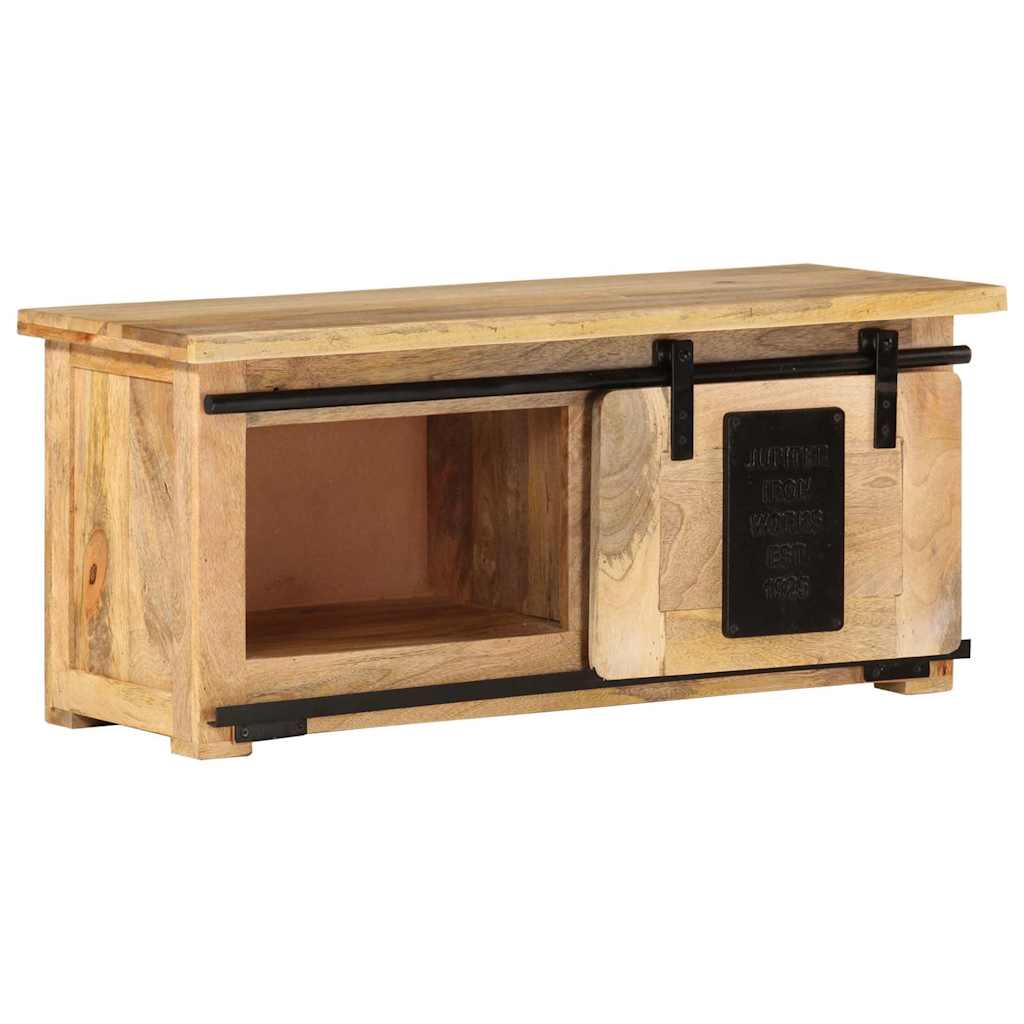 tv-skab 90x35x40 cm massivt mangotræ