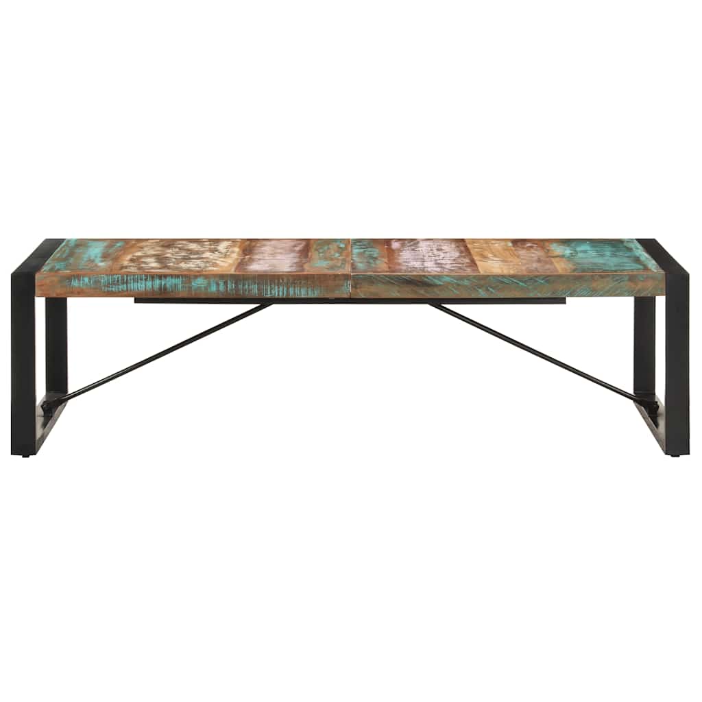 sofabord 140x70x40 cm massivt genbrugstræ