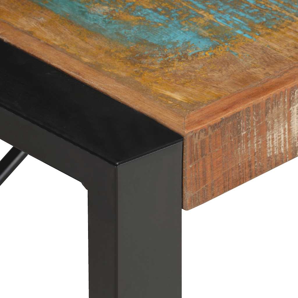 sofabord 140x70x40 cm massivt genbrugstræ
