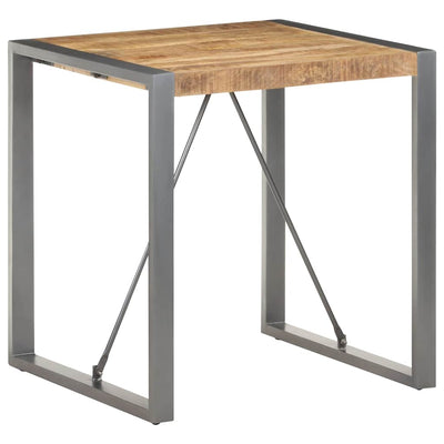 spisebord 70x70x75 cm massivt ru mangotræ