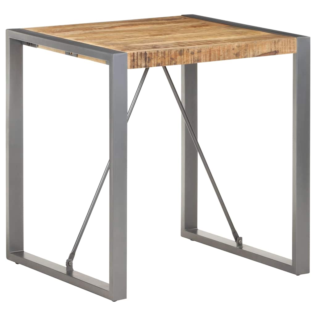 spisebord 70x70x75 cm massivt ru mangotræ