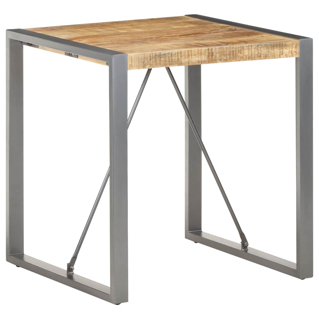 spisebord 70x70x75 cm massivt ru mangotræ