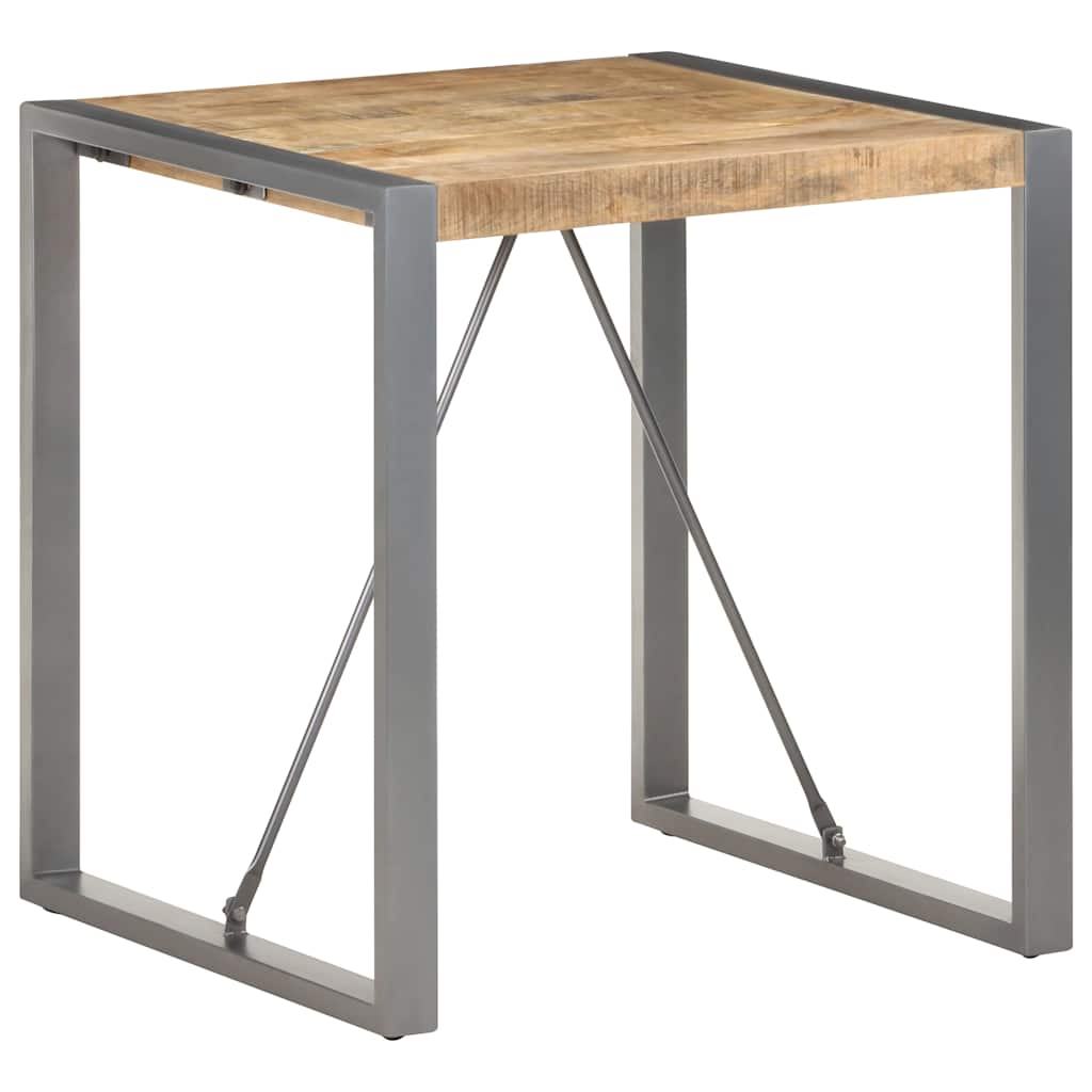 spisebord 70x70x75 cm massivt ru mangotræ