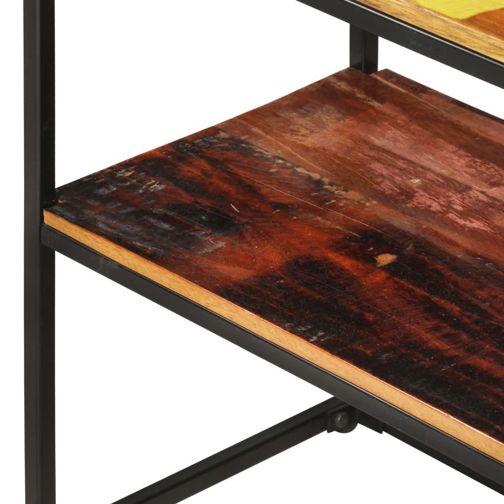 skænk 150x30x75 cm massivt genbrugstræ