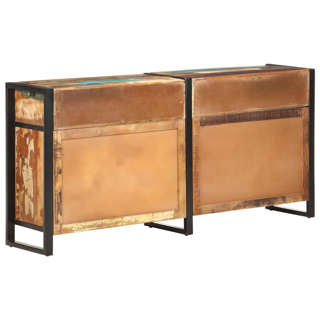 skænk 172x35x80 cm massivt genbrugstræ
