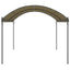 pavillon 4x3x2,6 m 180 g/m² gråbrun