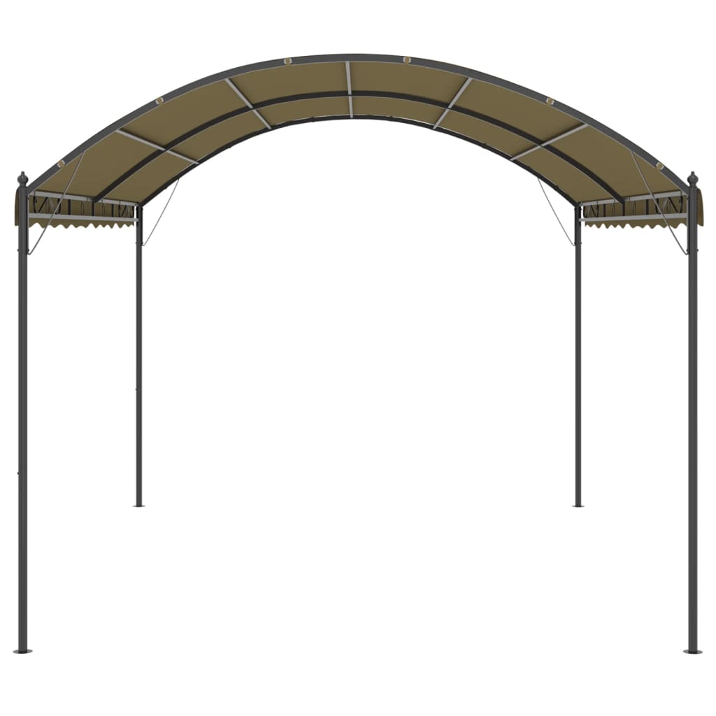 pavillon 4x3x2,6 m 180 g/m² gråbrun