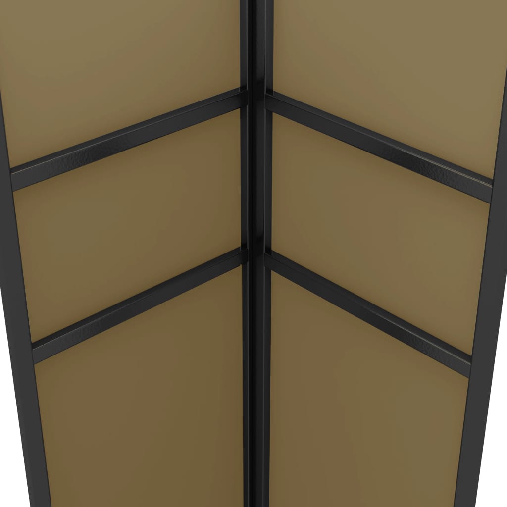 pavillon med dobbelttag 3x3x2,7 m 180 g/m² gråbrun