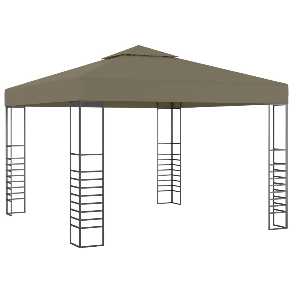 havetelt 3x3 m 180 g/m² gråbrun