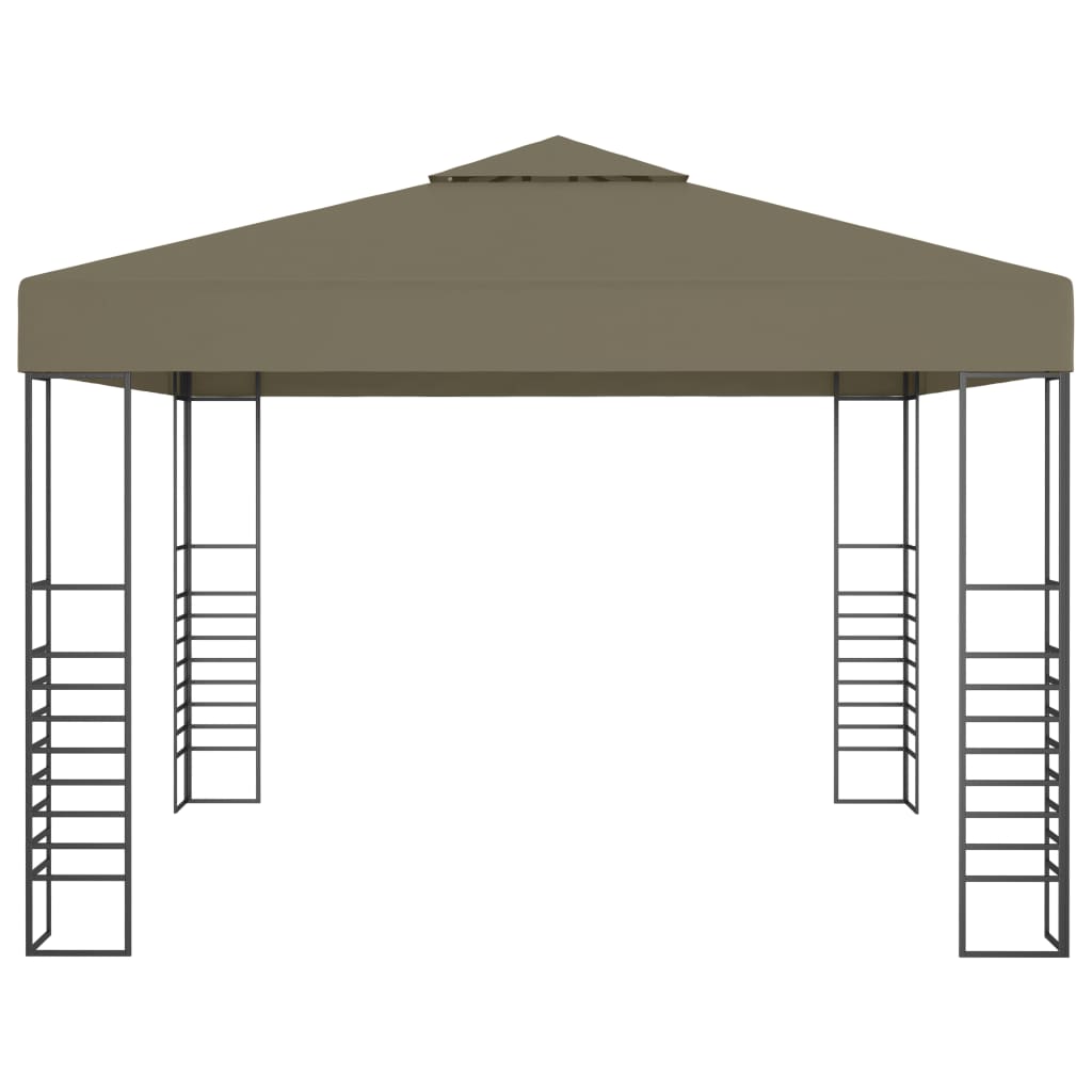 havetelt 3x3 m 180 g/m² gråbrun