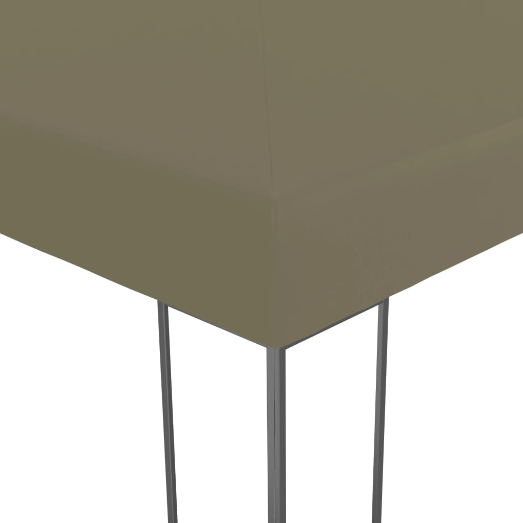 havetelt 3x3 m 180 g/m² gråbrun