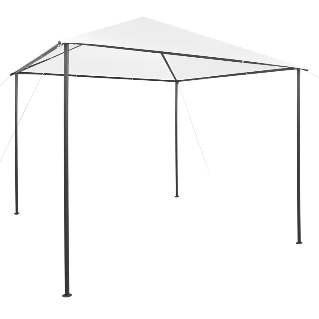 havepavillon 3x3x2,9 m 180 g/m² hvid