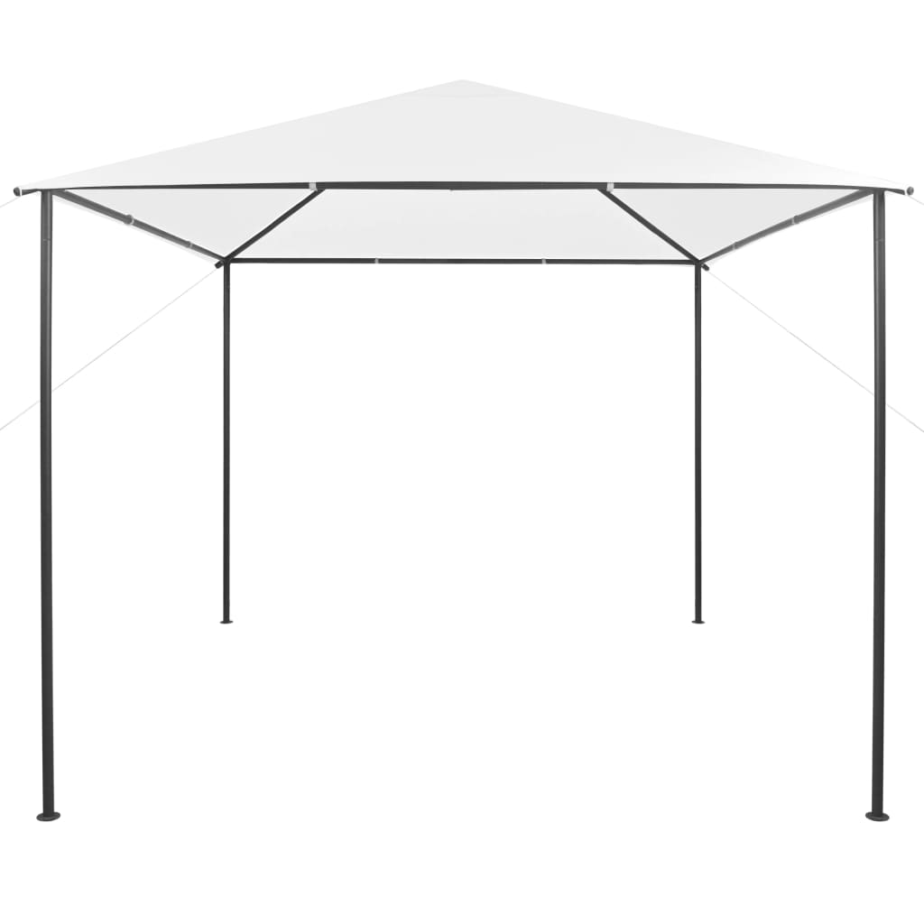 havepavillon 3x3x2,9 m 180 g/m² hvid
