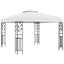 pavillon 3x3 m 180 g/m² hvid