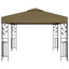 pavillon 3x3 m 180 g/m² gråbrun