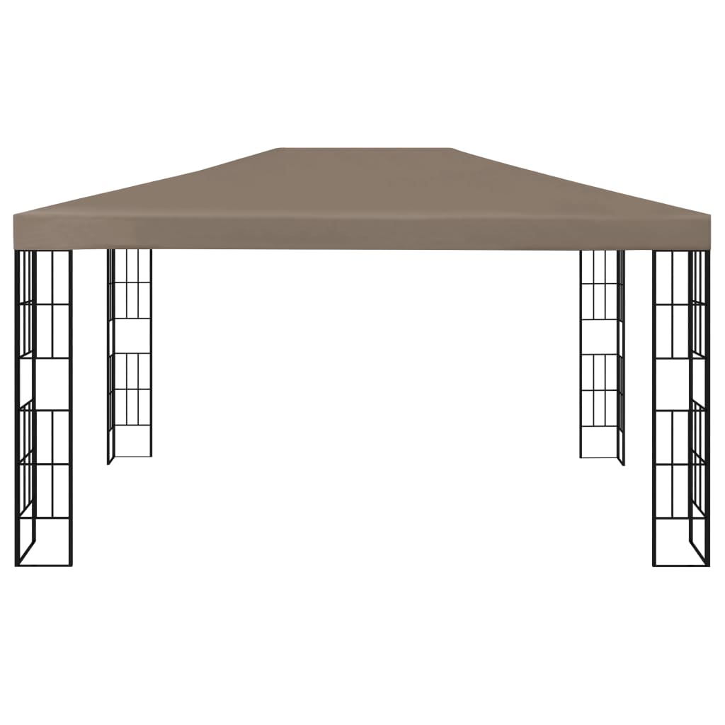 pavillon 4x3 m gråbrun