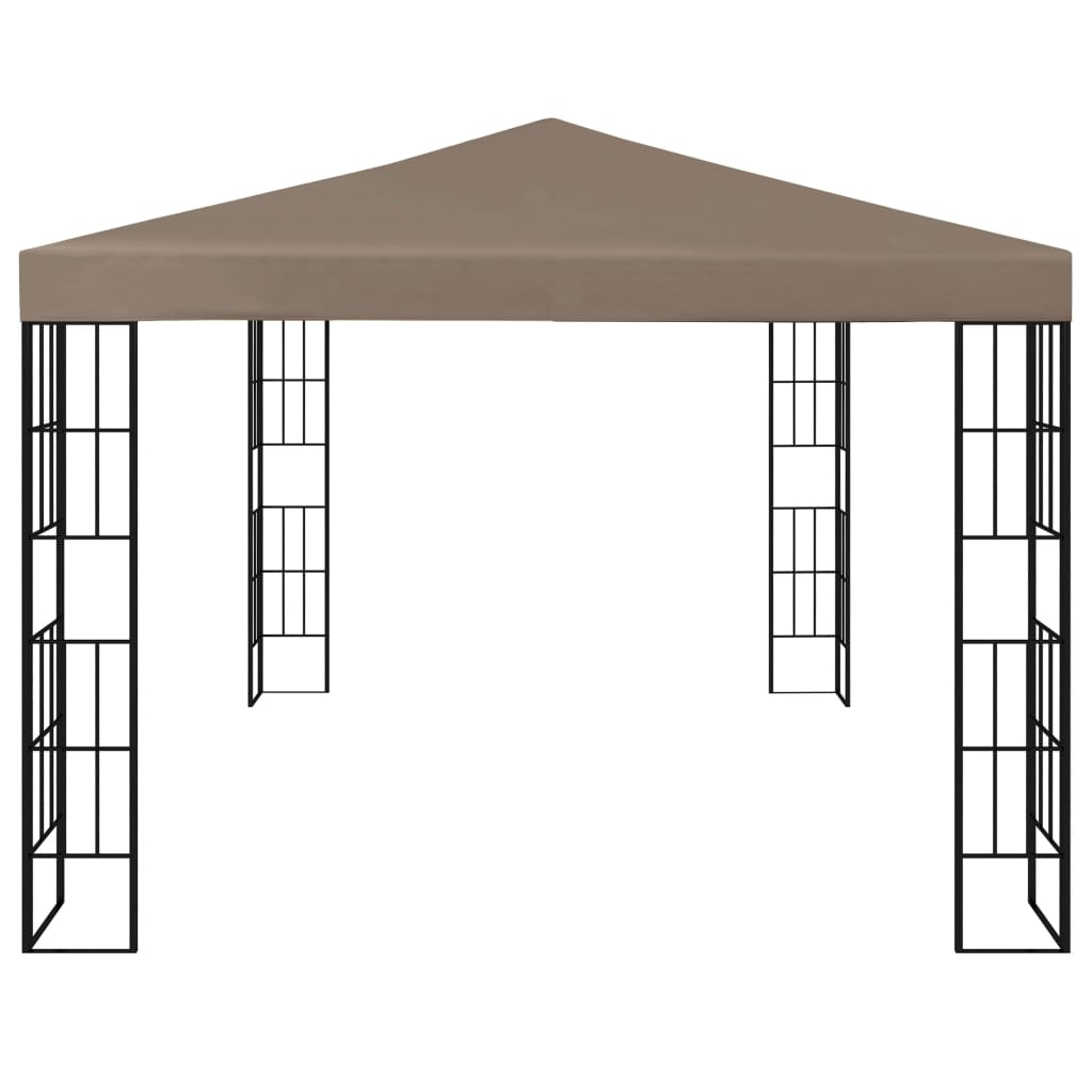 pavillon 4x3 m gråbrun