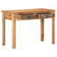 skrivebord 110x50x75 cm massivt genbrugstræ