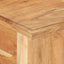 skrivebord 110x50x75 cm massivt genbrugstræ
