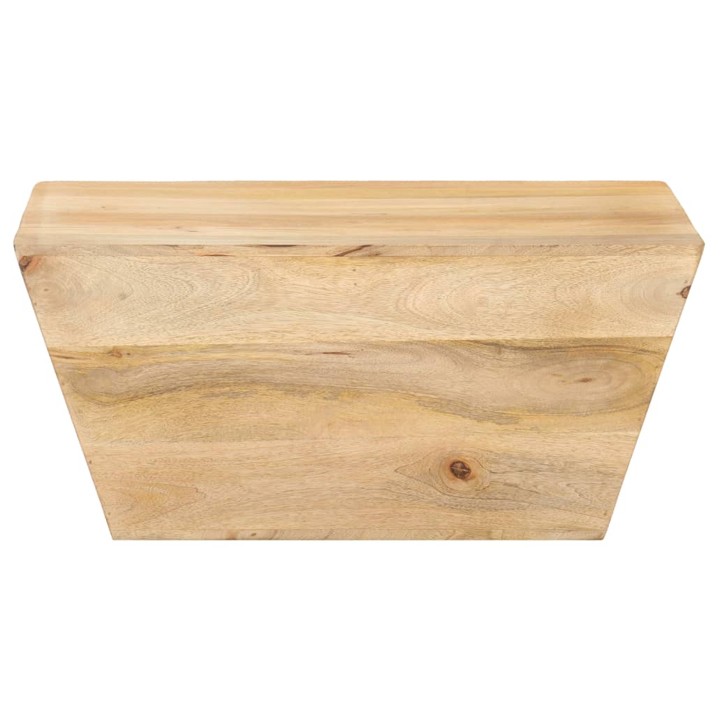 sofabord 66x66x30 cm V-facon massivt mangotræ