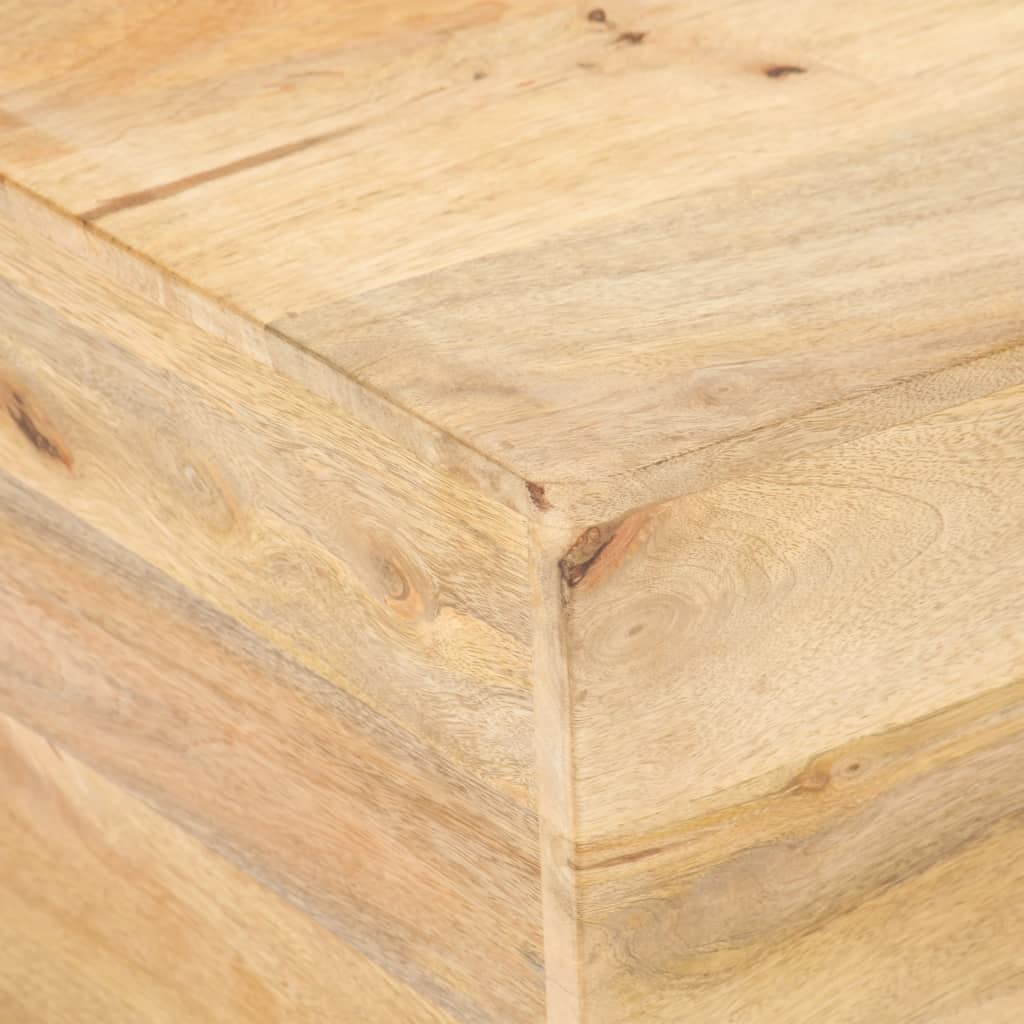 sofabord 66x66x30 cm V-facon massivt mangotræ