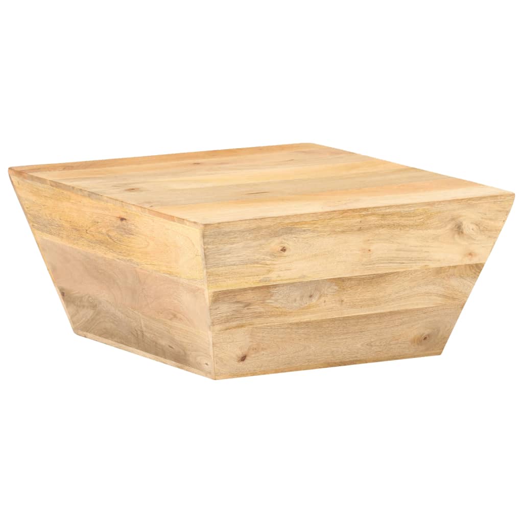 sofabord 66x66x30 cm V-facon massivt mangotræ