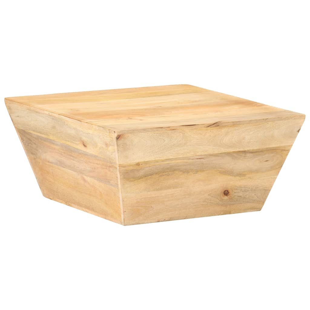 sofabord 66x66x30 cm V-facon massivt mangotræ
