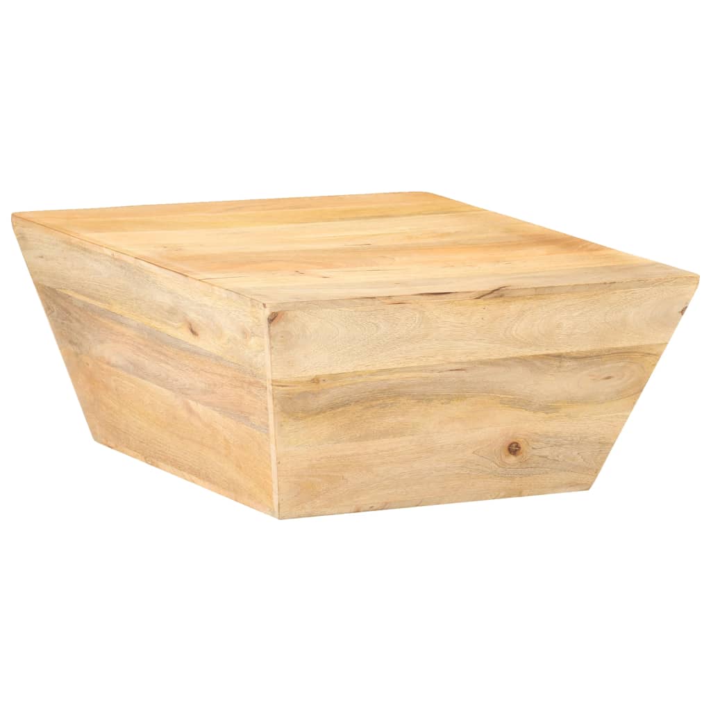 sofabord 66x66x30 cm V-facon massivt mangotræ