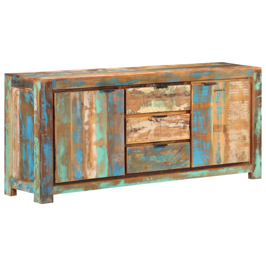 skænk 175x40x75 cm massivt genanvendt træ
