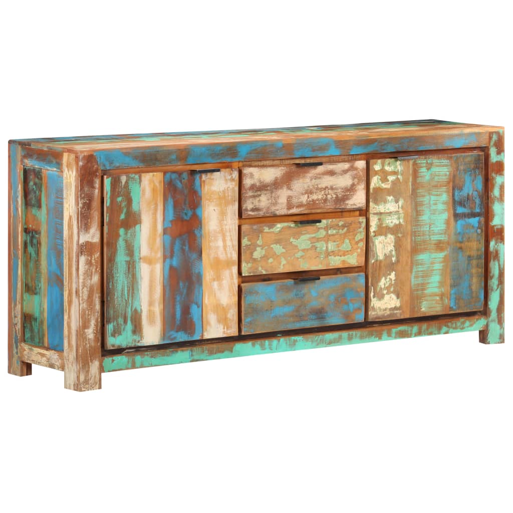 skænk 175x40x75 cm massivt genanvendt træ