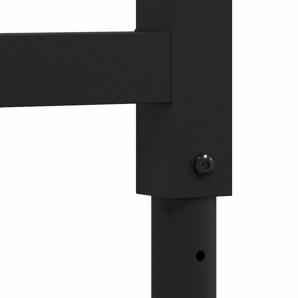stel til arbejdsbænk 2 stk. 55x(69-95,5) cm metal sort