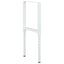 stel til arbejdsbænk 2 stk. 55x(69-95,5) cm metal grå