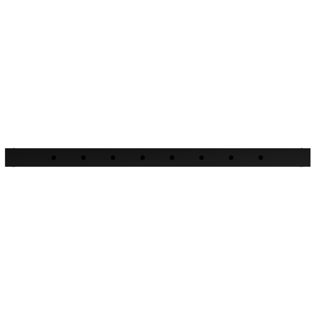 stel til arbejdsbænk 2 stk. 85x(69-95,5) cm metal sort