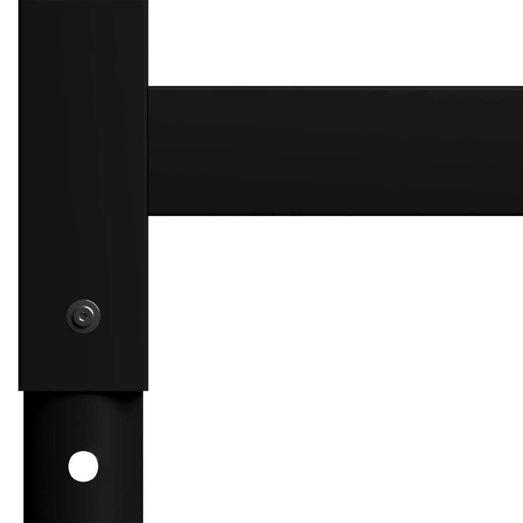 stel til arbejdsbænk 2 stk. 85x(69-95,5) cm metal sort