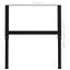 stel til arbejdsbænk 2 stk. 85x(69-95,5) cm metal sort