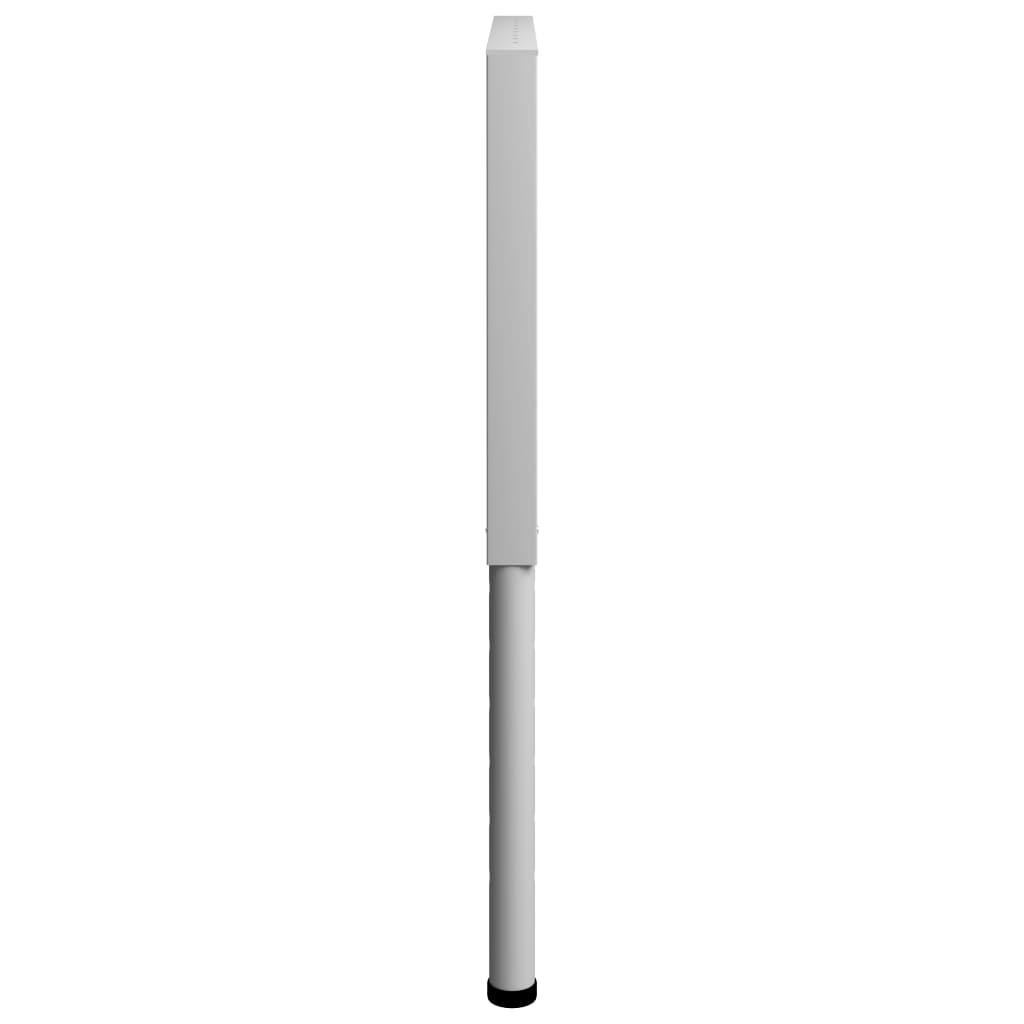stel til arbejdsbænk 2 stk. 85x(69-95,5) cm metal grå