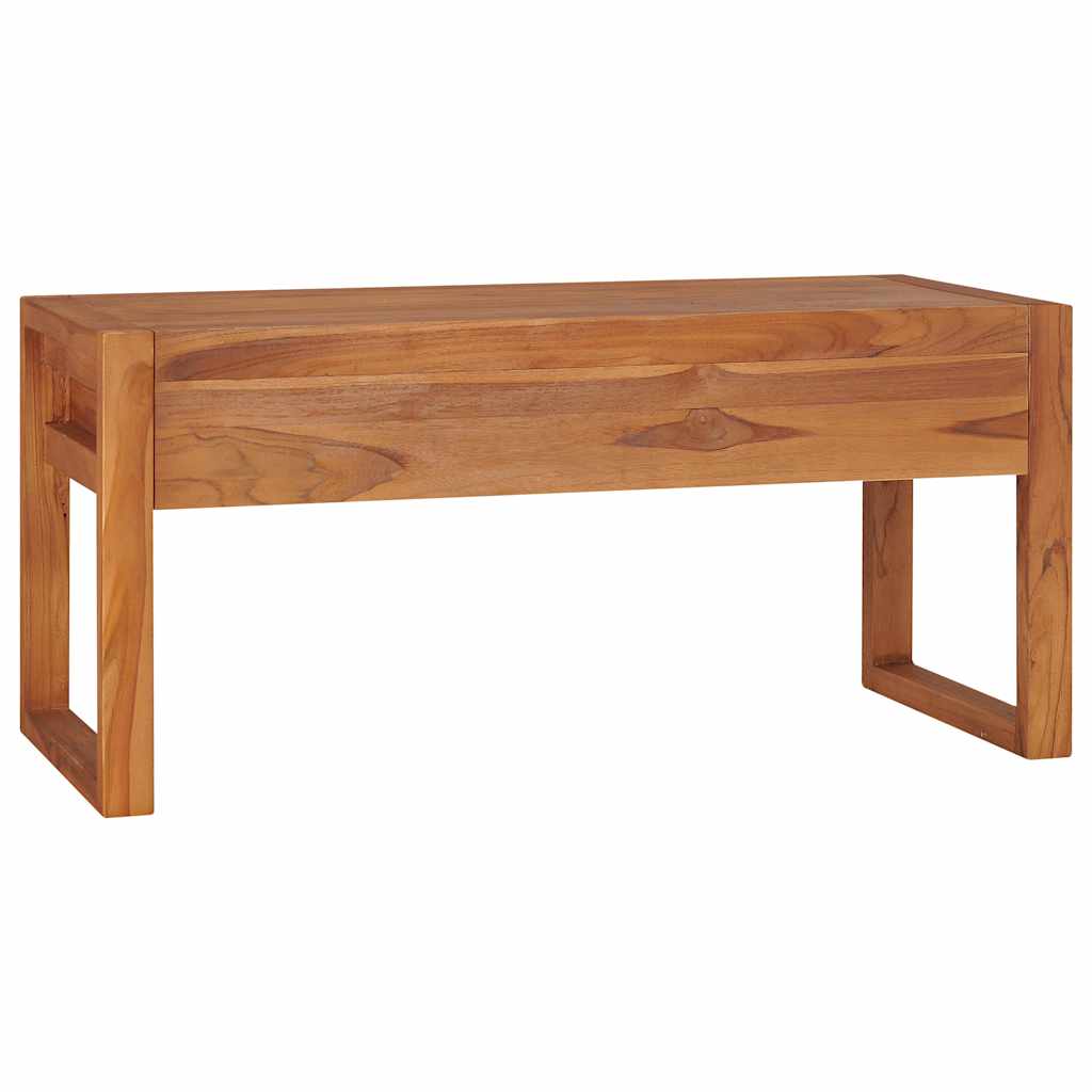 tv-bord 100x40x45 cm massivt teaktræ