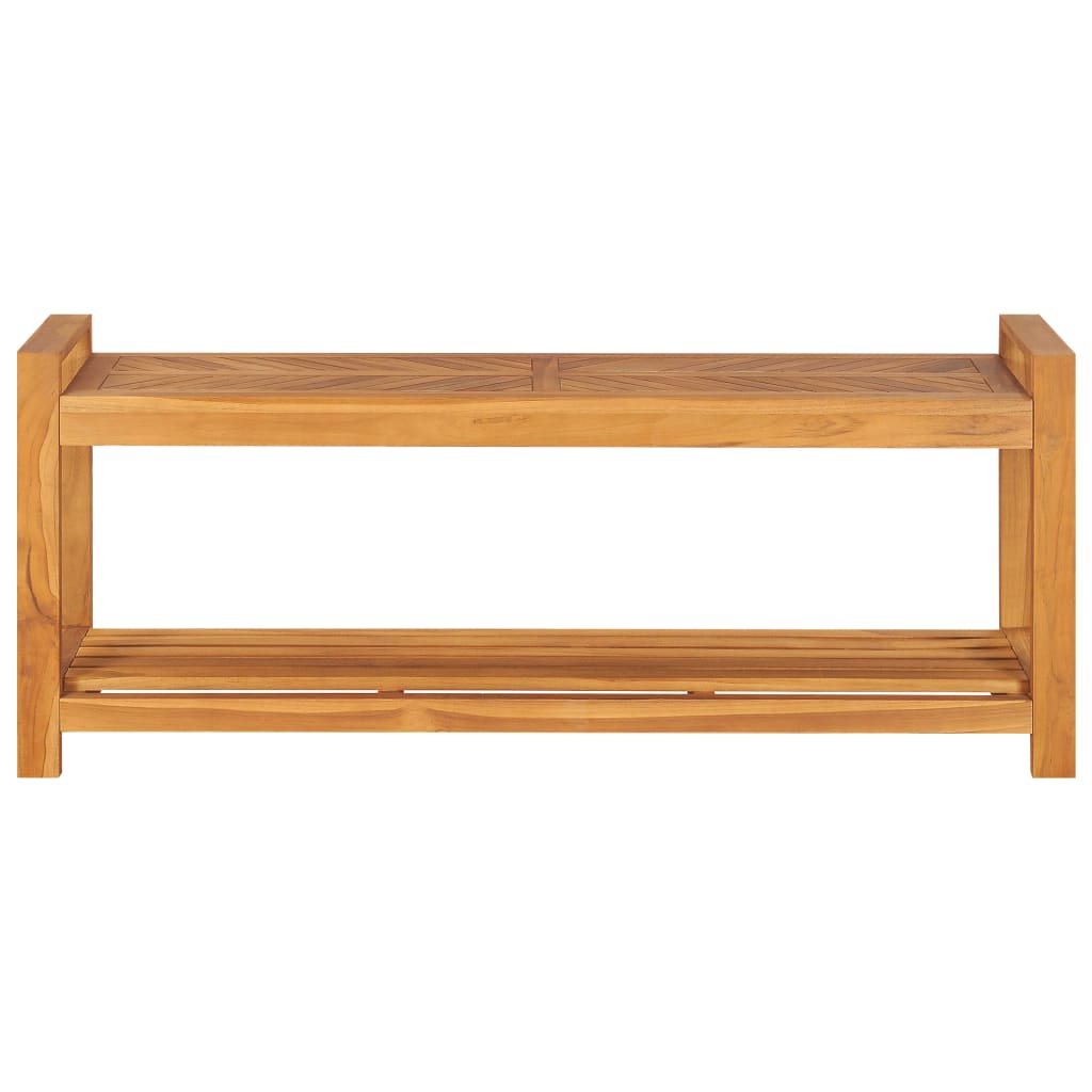 bænk 120 cm massivt teaktræ