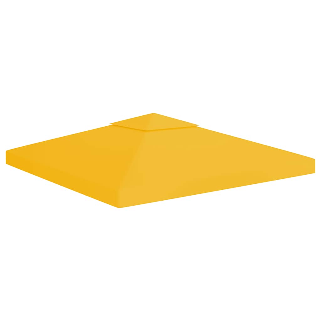 pavillontopdække i 2 lag 3x3 m 310 g/m² gul