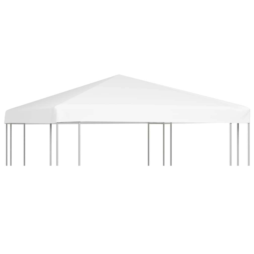 pavillontopdække 270 g/m² 3x3 m hvid