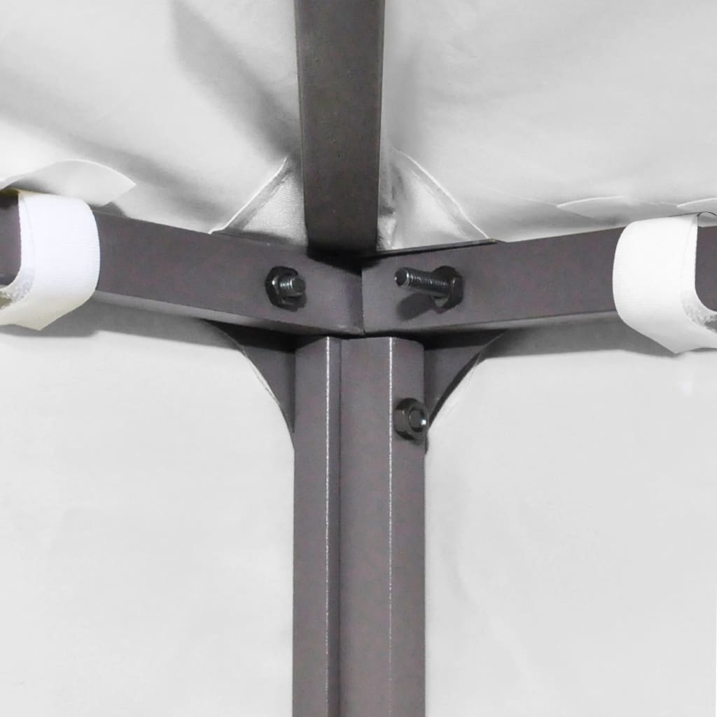 pavillontopdække 270 g/m² 3x3 m hvid