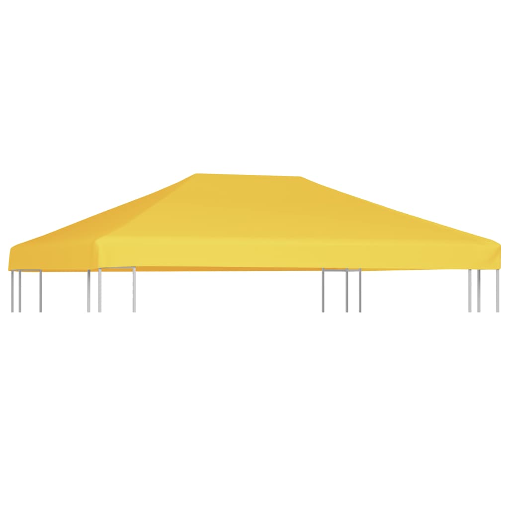 pavillontopdække 270 g/m² 4x3 m gul