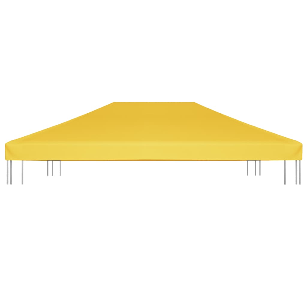 pavillontopdække 270 g/m² 4x3 m gul